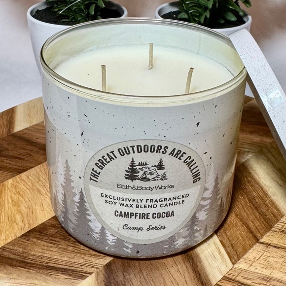 CAMPFIRE COCOA 3 Wick Candle - Picture 2 of 3